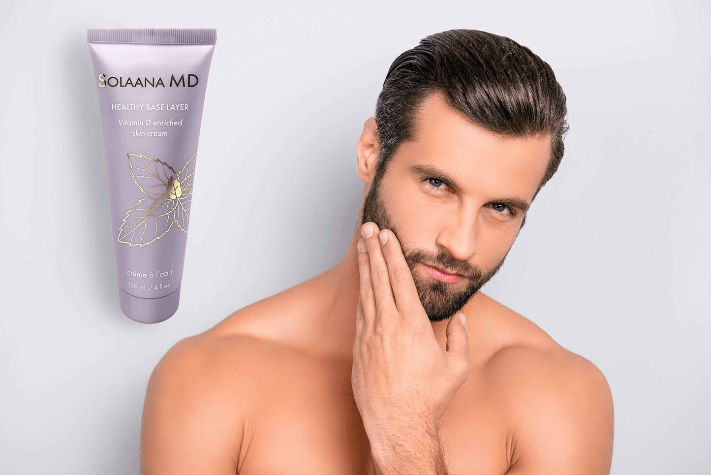 Solaana MD: Healthy Base Layer Men Face
